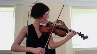 Salvatore Sciarrino Caprice No. 4 - violinist Miranda Cuckson