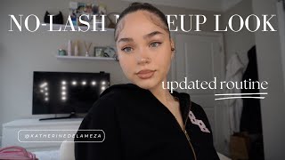 NO LASH MAKEUP TUTORIAL || My Updated Makeup Routine || Drugstore Products