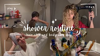 Shower routine | روتيني للعناية بجسمي | كيفاش كنبوكلي شعري 💆🏼‍♀️🧖🏼‍♀️💖