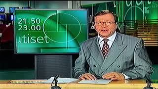 (Vanha rippaus) Yle TV1 2002 Ohjelman loppu, tulevia ohjelmia, uutiset, urheiluruutu, fst