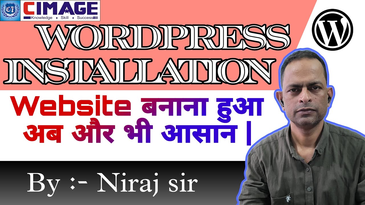 Wp Installation Install Wordpress Create Website Youtube