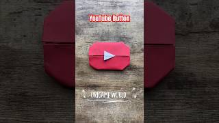 EASY YOUTUBE PLAY BUTTON ORIGAMI | DIY PAPER YOUTUBE BUTTON | COOL ORIGAMI INSTRUCTIONS | PAPERART