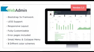 Webadmin - Responsive Admin Dashboard Template | Themeforest Download