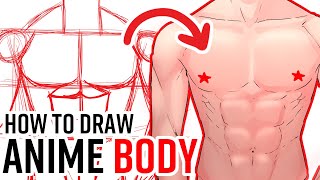 How to Draw HOT Anime MALE ANATOMY
