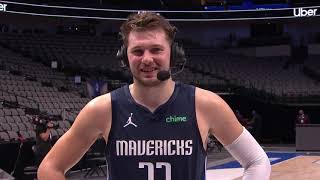 Luka Jokes "I Couldn't Make It In The Pool" When Talking 3PT Shooting Struggles