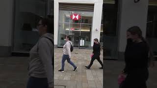 Sheffield city centre The Moor HSBC city centre only branch not open on a Saturday afternoon.