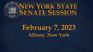 New York State Senate Session - 02/07/23