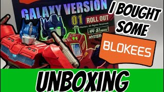 I finally bought some! Blokees transformers unboxing, galaxy version, classic class and more!