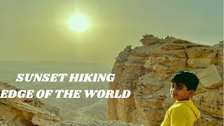 SUNSET HIKING EDGE OF THE WORLD (SAUDI ARABIA)