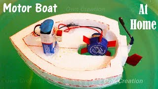 how to make a electric motor boat|make electric toy