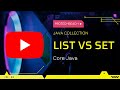List Vs Set interface in java collections  | Java Interview