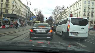 Driving in Austria, from Wien (Vienna) Centrum towards Linz in 4K