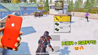 iPhone XR HDR+60FPS😍 /  New Gameplay🔥 / PUBG Mobile \ MHPUBGM
