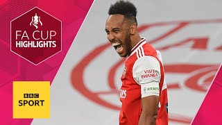 Aubameyang double seals Arsenal victory over Man City | FA Cup highlights