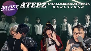 ATEEZ Reactions: Halloween-a-paolooza! Pirate King + Black Cat Nero + Deja Vu | BeLoved of the Month