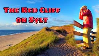 Virtual Scenery Treadmill Workout Along the North Sea Beach Dunes at Sundown - The Red Cliff on Sylt