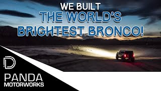 We Built the World's Brightest Bronco | SEMA 2021 Build in 10 Minutes