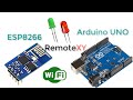 Arduino UNO & ESP8266 and control using smartphone