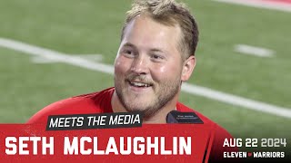 Seth McLaughlin discusses his role for Ohio State's 2024 offense, what he's seen from the other OL