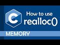 How to use realloc in C