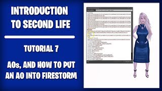 Tutorial 7 - Second Life AOs and how to put an AO in Firestorm