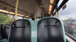 *MOTORWAY THRASH!* First Somerset \u0026 Avon ADL Enviro 400 Trident 33411 Route X1x to Weston-Super-Mare