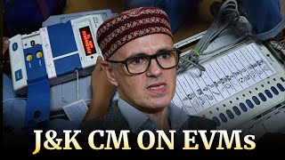 EVMs can't be blamed only after losing, they are the same in every election: J\u0026K CM Omar Abdullah