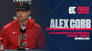 Alex Cobb Prepares To Pitch For The Guardians In ALCS vs. Yankees