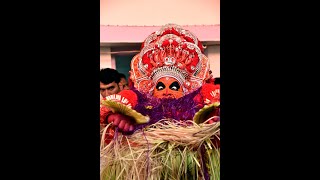 VishnumurthyTheyyam (Lord Vishnu) @ Cheerumba Bhagavathi temple Kasaragod Kerala