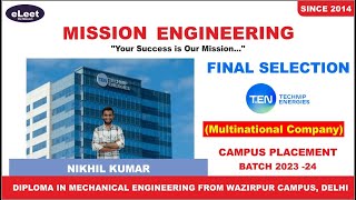 Mechanical Interview | Placement Job | Technip Energies  Mechanical Placement | Mission Engineering