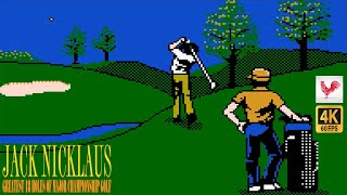 Jack Nicklaus' Greatest 18 Holes of Major Championship Golf [4P] | NES Playthrough | RadRedRooster