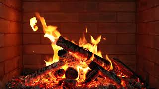 🔥 Golden Glow Fireplace 4K (10 HOURS) - Relaxing Fire Sounds and Warm Ambience to Unwind