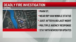 Deadly fire investigation underway in Catskill