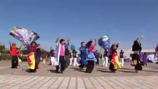 いわき・ら・ら・ミュウYOSAKOI祭り2015 総踊り(3)「来てみっせ！うつくしま」 サブカメラ映像