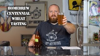 100% Wheat with Centennial Hops SMaSH All Grain Tasting 1