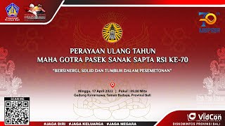 LIVE - Perayaan HUT MGPSSR ke-70