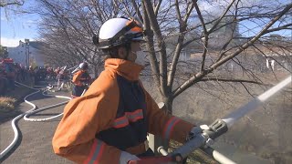 「火事を見つけたらすぐさま出動出来るように」消防出初式に約700人が参加　「火の用心」呼び掛ける　静岡・掛川市