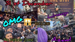 31st December| AIZAWL| No Vehicle Zone #aizawl #mizoram #newyear