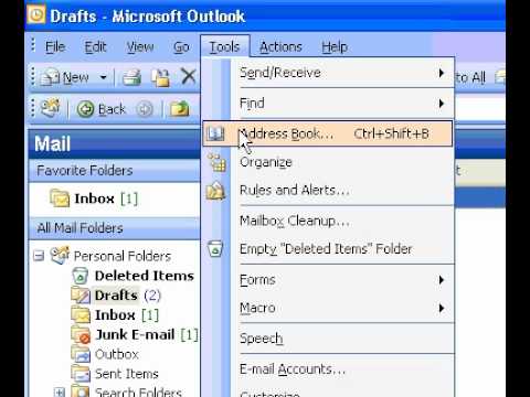 Microsoft Office Outlook 2003 Make an email account the default Microsoft Office Outlook 2003 Make an email account the default