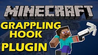 Launch yourself around in Minecraft with Grappling Hook Plugin