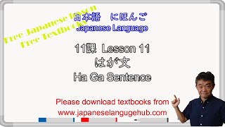 Japanese Language from scratch. Lesson 11: HaGa Sentence–How to describe someone/something’s feature