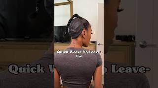 💨💨 Quick Weave No Leaveout #quickweave #weave #noleaveout #hairstyle