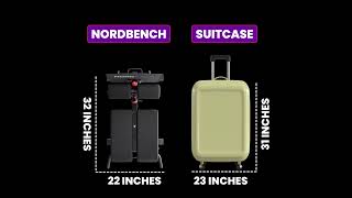 NordBench Size Comparison - Compact Home Gym Power 💪 #NordBench