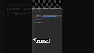 Build a Secure Password Generator with Python in Minutes! #codingtips #programming #tutorial