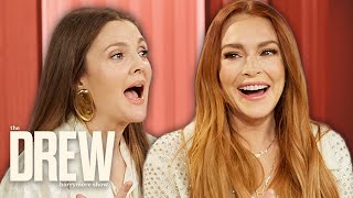 Lindsay Lohan Reveals Emotional Reaction to Son Watching "Parent Trap" | The Drew Barrymore Show