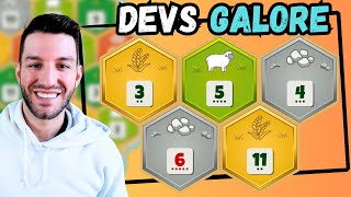 HUGE Ore Wheat Sheep With a SURPRISE? Top 5 Ranked Catan Gameplay