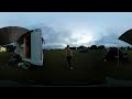 360 vr relaxing outside our motorhome at arosa campsite