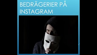 Bedrägerier och Nigeria-brev på instagram