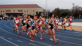 日体大記録会 女子3000m 第3組　2019年12月21日