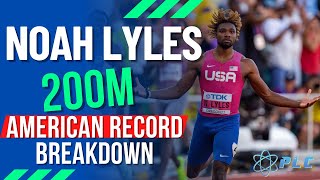 Noah Lyles World Championships Final 200m American Record 19.31